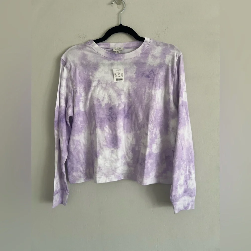 J. Crew Long Sleeve Boxy Tee NWT Sz X-Small
